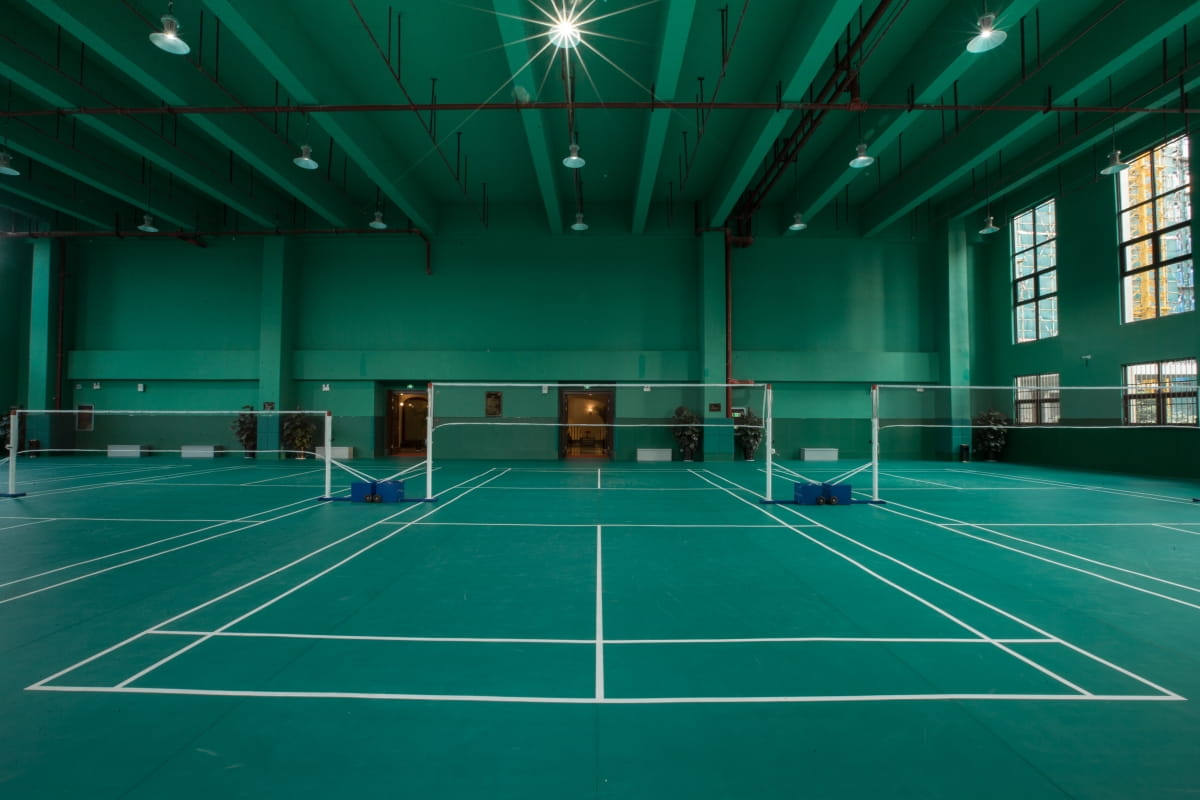 室内羽毛球场5k图片素材免费下载